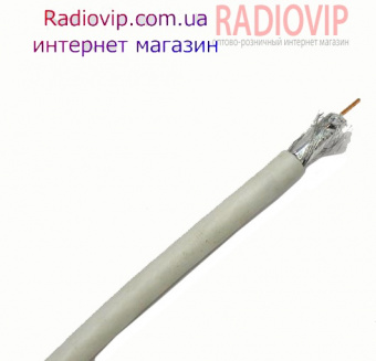 картинка Кабель RG-6 опл.96%.(F690BV) на дер.катуш.305м бел от интернет магазина Radiovip