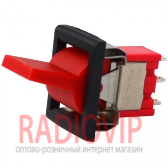 картинка Тумблер с клавишей RLS-102-F1 (ON-ON), 3pin, 3A 250VAC, красный от интернет магазина Radiovip