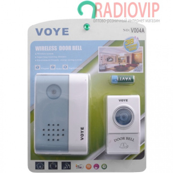 картинка Беспроводной дверной звонок VOYE V004A от интернет магазина Radiovip