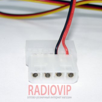 картинка Кулер корпусной Merlion 8025 80*80*25mm DC sleeve fan,3pin+4pin 1500об/мин от интернет магазина Radiovip