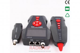 картинка NF-8601 тестер длины кабеля, трассировка, PING и POE - тест от интернет магазина Radiovip