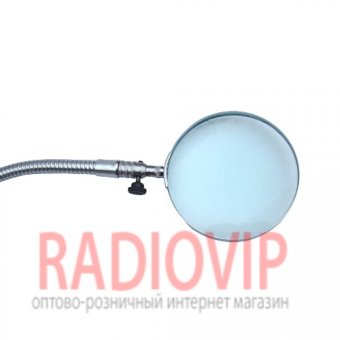 картинка Увеличительное стекло со струбциной на гибком  держат. 2,5 кр.увелич. d-100мм от интернет магазина Radiovip