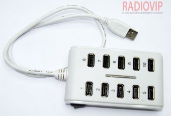 картинка USB Хаб H-20 White от интернет магазина Radiovip