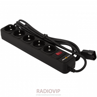 картинка Сетевой фильтр LogicPower LP-X5 -UPS 3 м 5 розеток Black от интернет магазина Radiovip