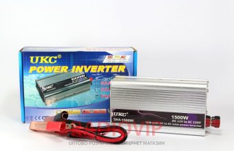 картинка Инвертор 12-220  UKC SKK-1500 (EH)  1500W от интернет магазина Radiovip