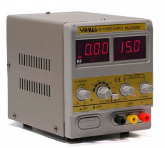 картинка Лабораторный блок питания YIHUA-1502DD+, до 15B,2A от интернет магазина Radiovip