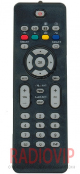 картинка Пульт PHILIPS  TV RC-2422 5499 0467(YKF309-001) LED/LCD+SMART TV  как ориг от интернет магазина Radiovip
