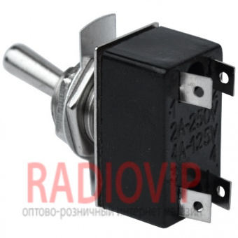 картинка Тумблер KN3-2 (ON-OFF), 4pin, 2A 250VAC от интернет магазина Radiovip
