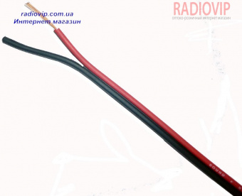 картинка Кабель питания 2жилы 14х0,12мм CСА (0,16мм.кв.), красно-черная от интернет магазина Radiovip