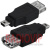 картинка Переходник гнездо  USB A-шт. mini USB 5pin от интернет магазина Radiovip