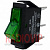 картинка Переключатель с подсветкой ASW-09D ON-OFF, 3pin, 12V, 20А, зелёный от интернет магазина Radiovip