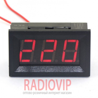 картинка Вольтметр V27AC 75-300 В(красные цифры) от интернет магазина Radiovip