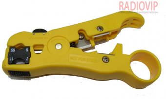 картинка Инструмент HT-352 для зачистки коаксиального кабеля RG-59,6,7,11 от интернет магазина Radiovip