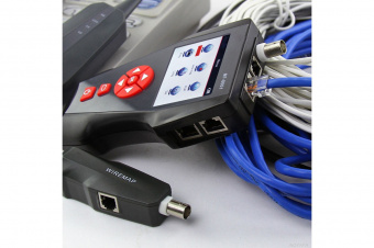 картинка NF-8601W тестер длины кабеля, трассировка, PING и POE - тест от интернет магазина Radiovip