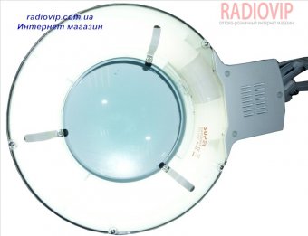картинка Лупа-лампа с подсветкой на струбцине, диоптрий 5Х, диам-130мм 22W 8606C-D от интернет магазина Radiovip