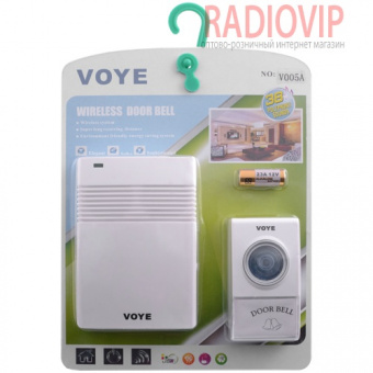 картинка Беспроводной дверной звонок VOYE V005A от интернет магазина Radiovip