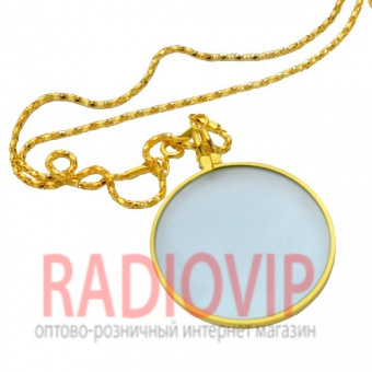 картинка Лупа кулон 6х увеличение диаметр 42мм Magnifier 12092 от интернет магазина Radiovip