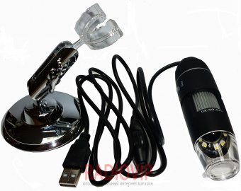 картинка Портативный USB микроскоп цифровой BM-U200 0.3 MPx 50X-200x от интернет магазина Radiovip