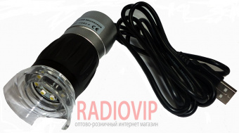 картинка Портативный USB микроскоп цифровой MDA1300R 1/4” 1X---40X,200x 1.3MPx от интернет магазина Radiovip