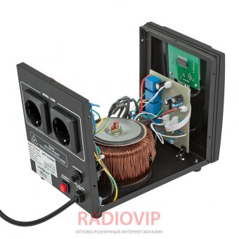 картинка Стабилизатор напряжения LogicPower LPT-1500RD BLACK (1050W) от интернет магазина Radiovip