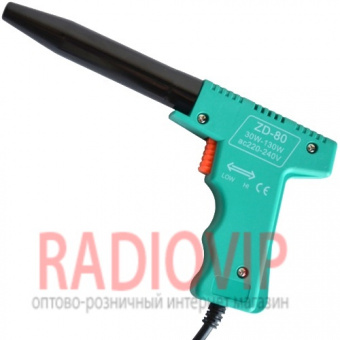 картинка Паяльник-пистолет пластиковый  ZD80А (220V, 30-130W) от интернет магазина Radiovip