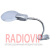 картинка Настольная лупа на прищепке для рукоделия, 2.5X увеличение, диаметр 90 мм Magnifier 4B-4 от интернет магазина Radiovip