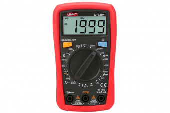 картинка Мультиметр цифровой c функцией измерения температуры UT33C+ от интернет магазина Radiovip