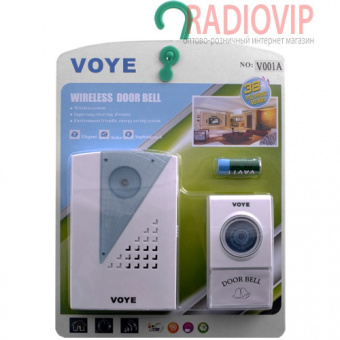 картинка Беспроводной дверной звонок VOYE V001A от интернет магазина Radiovip