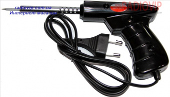 картинка Паяльник в форме пистолета с бакелитовой ручкой,40W от интернет магазина Radiovip