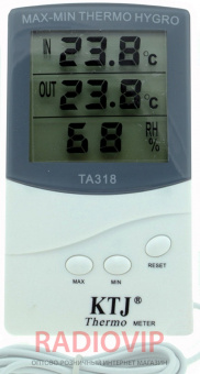 картинка Термогигрометр KTJ ТА-318 с выносным датчиком от интернет магазина Radiovip