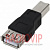 картинка Переходник USB гн.А- шт.В от интернет магазина Radiovip