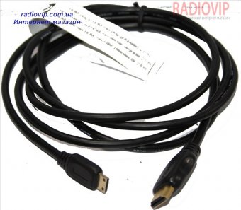 картинка Шнур 5505-2.0 (1.4HDMI-mini HDMI Gold)  2м. от интернет магазина Radiovip