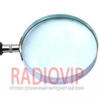 картинка Лупа ручная круглая 4Х диам. 65мм MG86047 от интернет магазина Radiovip