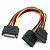 картинка SATA power -2x15 pin SATA power от интернет магазина Radiovip