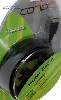 картинка Шнур HDMI (шт.- шт.) диам.-7,3мм с фильтр., в блистере, 5,0м, чёрный от интернет магазина Radiovip