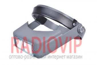 картинка Лупа бинокулярная налобная стеклянная MG81007В, 1,5х 2x 2,5х 3,5х кр. увеличение от интернет магазина Radiovip
